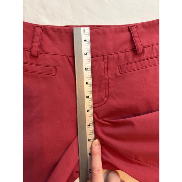 Athleta Women's 0 Red Nylon Hiking Outdoor Active Bermuda Shorts Gorpcore Camp - Picture 10 of 12